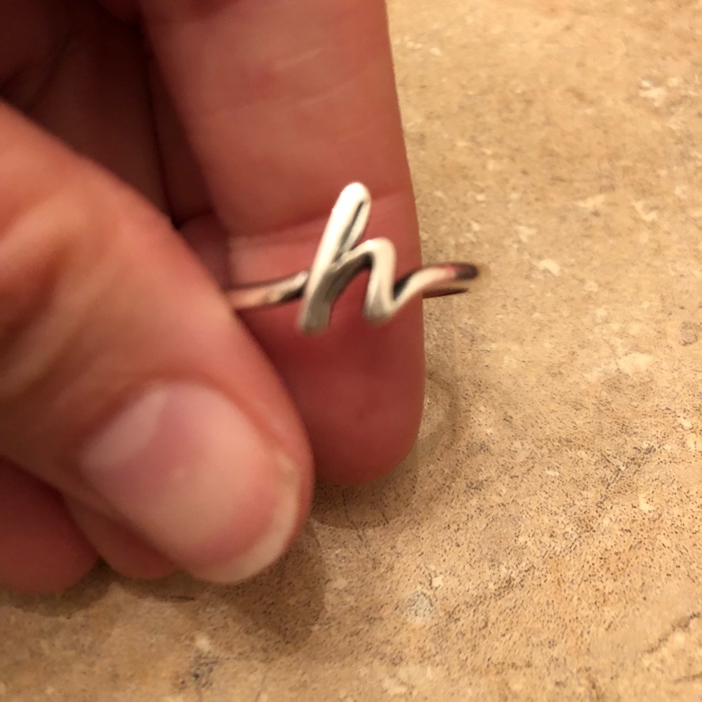 James Avery H Initial Ring